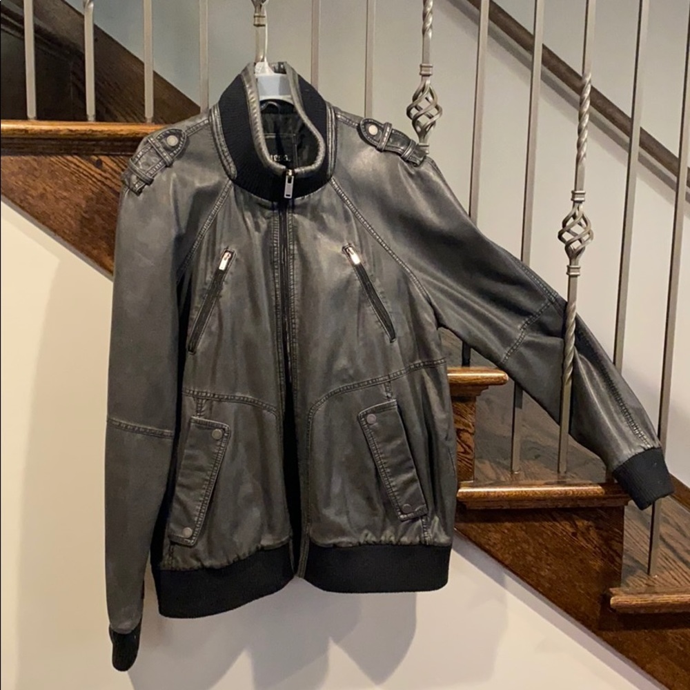 NWOT Guess Leather Jacket